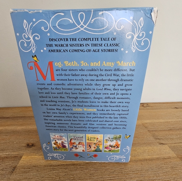 THE LITTLE WOMEN Book Box Set by Louisa May Alcott Like New - Picture 3 of 6